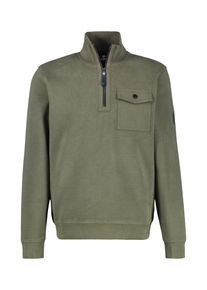 Sweatshirt Lerros "Herren Troyer in Gro&szlig;en Gr&ouml;&szlig;en", Herren, Gr. 4XL, nordic olive, 70% Baumwolle, 30% Polyester, Sweatshirts Sweatshirt