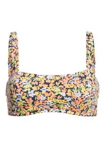 B&uuml;gel-Bikini-Top Roxy "Printed Beach Classics", Damen, Gr. XS, Cup B, blau (mood indigo ditsy love), Obermaterial: 87% Nylon, 13% Elasthan;, Bikini-Oberteile B&uuml;gel-Bikini-Top