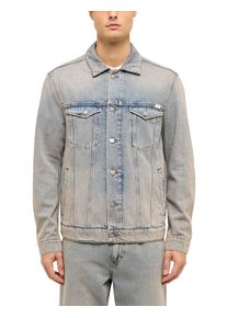 Outdoorjacke Mustang "Herren Style Dallas Jacket", Herren, Gr. XL, hellblau, 100% Baumwolle, unifarben, regular fit, Jacken Outdoorjacke