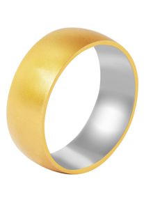 Adelia&acute;s Fingerring ADELIA&acute;S "Herren Ring aus Edelstahl" Gr. 52, gold, Fingerringe, Damen, 52, Edelstahl, Fingerring