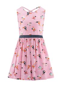 Sommerkleid happy girls "M&auml;dchenkleid", M&auml;dchen, Gr. 98, EURO-Gr&ouml;&szlig;en, bubble gum, Stoff, 100% Baumwolle, normal, Kleider Sommerkleid