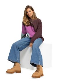 Stiefel Roxy "Work It", Damen, Gr. 9(40), gelb (tan), Obermaterial:Obermaterial: 98% Leder, 2% Metall / Futter: 100% Textil [Chemiefaser] / Au&szlig;ensohle: 100% TPR;, Schuhe Stiefel