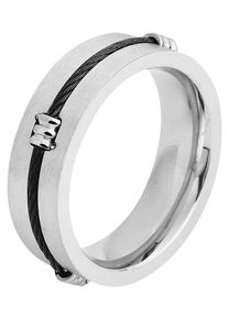 Adelia&acute;s Fingerring ADELIA&acute;S "Herren Ring aus Edelstahl" Gr. 64, silber, Fingerringe, Herren, 64, Edelstahl, Fingerring