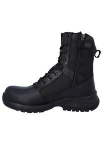 Schn&uuml;rschuh MAGNUM "MAGNUM Uniform &ndash; Sicherheitsmodelle Vanguard 8.0 Sz Ct Cp", Damen, Gr. 47, Normalschaft, schwarz, Vollnarbiges Leder, Mesh-Eins&auml;tze, PU, EVA, Schuhe Schn&uuml;rschuh