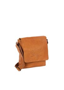 Umh&auml;ngetasche Mustang "Valencia", Damen, Gr. B/H/T: 24cm x 26cm x 9cm, braun (cognac), Leder, Taschen Umh&auml;ngetasche, mit zahlreichen F&auml;chern