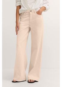 5-Pocket-Jeans Bugatti "Baumwolle", Damen, Gr. 48, Normalgr&ouml;&szlig;en, 50, beige, 100% Baumwolle, Jeans 5-Pocket-Jeans, mit einem geraden Bein