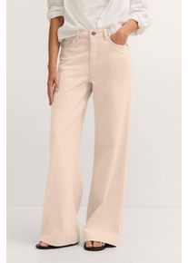 5-Pocket-Jeans Bugatti "Baumwolle", Damen, Gr. 36, Normalgr&ouml;&szlig;en, 50, beige, 100% Baumwolle, Jeans 5-Pocket-Jeans, mit einem geraden Bein