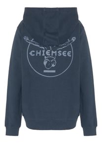 Kapuzensweatshirt Chiemsee, M&auml;dchen, Gr. 122/128, total eclipse, 80% Baumwolle, 20% Polyester, Sweatshirts Kapuzensweatshirt