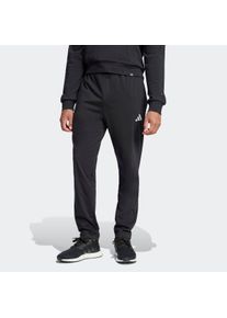 Sporthose adidas Sportswear "ESSENTIALS SMALL LOGO SINGLE JERSEY", Herren, Gr. XXL, N-Gr, schwarz-wei&szlig; (schwarz, wei&szlig;, normal, gr.), Obermaterial: 74% Baumwolle, 26% Polyester, Hosen Sporthose, klassische Passform, aus weichem Single Jersey, mit Kordelverschluss