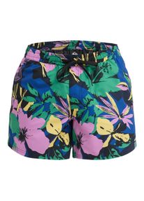 Boardshorts Quiksilver "Everyday Printed Volley 15", Herren, Gr. XXL, schwarz navy interact floral, Obermaterial: 100% Microfaser;, Hosen Boardshorts