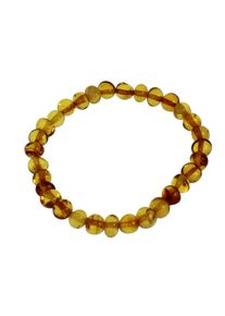 Armband OSTSEE-SCHMUCK "OSTSEE-SCHMUCK Armband Tracy Armband Tracy", braun (wei&szlig;, neutral), Armb&auml;nder, Damen, 19cm, Bernstein, Armband