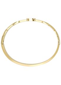 Adelia&acute;s Armreif ADELIA&acute;S "Damen Armband &iquest; Armreif aus Edelstahl mit Perlmutt &Oslash; 6,0 cm cm" Gr. 6, gold, Armb&auml;nder, Damen, Edelstahl, Armreif