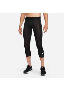 Trainingstights Nike "PRO DRI-FIT MENS 3/4-LENGTH TIGHTS", Herren, Gr. XXL, N-Gr, schwarz, wei&szlig;, Obermaterial: 90% Polyester, 10% Elasthan, Hosen Trainingstights