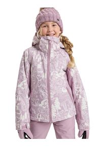 Snowboardjacke Roxy "Free Jet 10K", M&auml;dchen, Gr. 16, discreet mauve winterland, Obermaterial: 55% Microfaser, 45% Microfaser;, Jacken Snowboardjacke