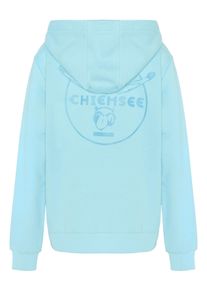 Kapuzensweatshirt Chiemsee, M&auml;dchen, Gr. 170/176, tropical breeze, 80% Baumwolle, 20% Polyester, Sweatshirts Kapuzensweatshirt