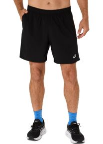 Laufshorts asics "asics CORE 7IN SHORT", Herren, Gr. S, N-Gr, schwarz (performance schwarz), Obermaterial: 100% Polyester, Hosen Laufshorts
