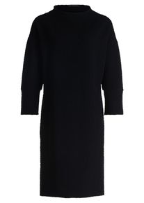 Sweatkleid Betty Barclay "Sweatkleid mit Stickerei", Damen, Gr. 48, EURO, schwarz, Obermaterial: 80% Baumwolle CO. 17% Polyamid PA. 3% Elasthan EL., Kleider Sweatkleid