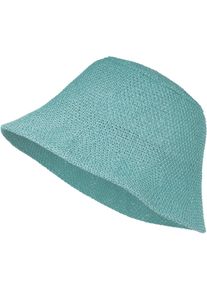 Fischerhut styleBREAKER "Fischerhut aus Papierstroh - Knautschhut", Herren, blau (t&uuml;rkis), Obermaterial: 100% Papierstroh PAS., Modisch, H&uuml;te Fischerhut