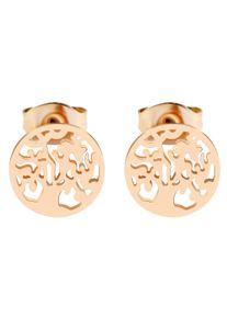 Adelia&acute;s Paar Ohrstecker ADELIA&acute;S "Damen Ohrringe &iquest; Ohrstecker Lebensbaum aus Edelstahl", gold, Ohrringe, Damen, Edelstahl, Paar Ohrstecker