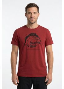 T-Shirt Icepeak "MILLINGTON", Damen, Gr. XL, cranberry, Obermaterial: 100% Baumwolle, Shirts T-Shirt, f&uuml;r sportlichen Look im Alltag, sportlicher Stil, f&uuml;r Erwachsene