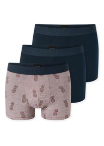 Boxer Schiesser "95/5 Multipacks", Herren, Gr. 8, 926, sonstiges, Single Jersey, Obermaterial: 95% Baumwolle, 5% Elasthan, k&ouml;rpernah, Unterhosen Boxer, ohne Eingriff, softer Logo-Webgummibund