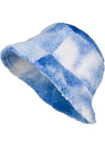 Fischerhut styleBREAKER "Teddyfell Fischerhut Ombr&eacute;", Herren, blau (blau, wei&szlig;), Obermaterial: 100% Polyester PES., Modisch, H&uuml;te Fischerhut
