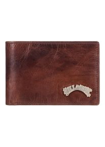 Brieftasche Billabong "Arch Leather", Herren, braun (chocolate), Leder, Kleinlederwaren Brieftasche