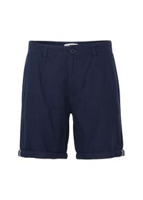 !Solid Chinoshorts SOLID "Chinoshorts SDAurelius", Herren, Gr. XXL, N-Gr, blau (insignia blau), Obermaterial: 58% Leinen LI. 42% Viskose CV., Hosen Chinoshorts