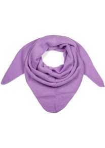 Dreieckstuch styleBREAKER "Strick Dreiecktuch meliert", Damen, flieder, Obermaterial: 80% Viskose CV. 20% Wolle WO., Modisch, Modet&uuml;cher Dreieckstuch