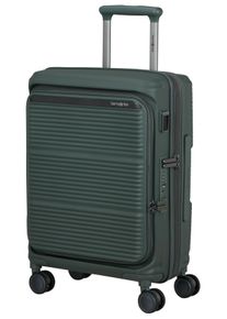 Hartschalen-Trolley Samsonite "PARALUX, verschiedene Gr&ouml;&szlig;en und Farben", Damen, Gr. B/H/T: 39cm x 55cm x 23cm 40 l, olive, Polypropylen, Koffer Hartschalen-Trolley, mit arretierbarem und versenkbarem Druckknopf-Trolleysystem