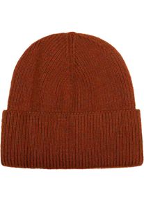 Strickm&uuml;tze styleBREAKER "Strickm&uuml;tze mit Rippenmuster", Damen, braun (rostbraun), Obermaterial: 100% Polyacryl PAN., Modisch, M&uuml;tzen Strickm&uuml;tze