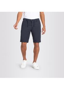 Chinoshorts MAC "JOG'N Shorts", Damen, Gr. 31, N-Gr, blau (midnight blau), Web, Obermaterial: 69% Baumwolle, 29% Polyester, 2% Elasthan, bequem kniefrei, Hosen Chinoshorts, Bequemer, elastischer Bund
