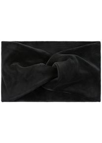 Stirnband styleBREAKER "Samt Stirnband mit Twist Knoten", Damen, schwarz, Obermaterial: 100% Viskose CV., Modisch, M&uuml;tzen Stirnband