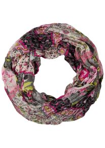 Loop styleBREAKER "Loop mit Blumen Paisley Muster", Damen, grau, Obermaterial: 100% Viskose CV., Modisch, Modet&uuml;cher Loop