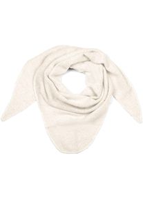 Dreieckstuch styleBREAKER "Strick Dreiecktuch meliert", Damen, wei&szlig;, Obermaterial: 80% Viskose CV. 20% Wolle WO., Modisch, Modet&uuml;cher Dreieckstuch