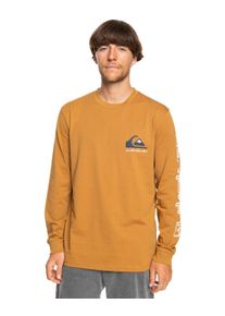 T-Shirt Quiksilver "Comp Logo", Herren, Gr. XL, braun (bone braun), Obermaterial: 100% Walkfrottier;, Shirts T-Shirt