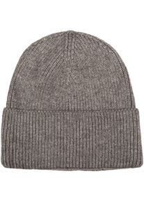 Strickm&uuml;tze styleBREAKER "Strickm&uuml;tze mit Rippenmuster", Damen, grau (grau meliert), Obermaterial: 100% Polyacryl PAN., Modisch, M&uuml;tzen Strickm&uuml;tze