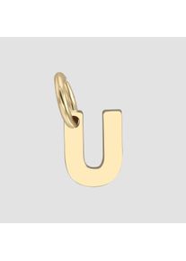 Adelia&acute;s Buchstabenanh&auml;nger ADELIA&acute;S "Unisex Anh&auml;nger &iquest; Buchstabe N Buchstabenanh&auml;nger aus 375 Gold", gold, Schmuckanh&auml;nger, Damen, Buchstabenanh&auml;nger