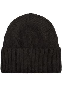 Strickm&uuml;tze styleBREAKER "Strickm&uuml;tze mit Rippenmuster", Damen, schwarz, Obermaterial: 100% Polyacryl PAN., Modisch, M&uuml;tzen Strickm&uuml;tze