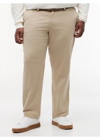 Tommy Hilfiger Big & Tall Chinohose "BT-CORE DENTON ESSENTIAL TWILL", Damen, Gr. 46, L&auml;nge 32, sandalwood, Twill, Obermaterial: 97% Baumwolle, 3% Elasthan, TOMMY HILFIGER BIG & TALL, straight fit lang, Hosen Chinohose, Gro&szlig;e Gr&ouml;&szlig;en