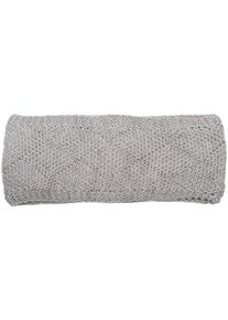 Stirnband styleBREAKER "Strick Stirnband mit Rauten Muster", Damen, grau (hellgrau), 100% Polyacryl PAN., Modisch, M&uuml;tzen Stirnband