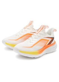 Sneaker John Devin "Schn&uuml;rhalbschuh, Halbschuh, Freizeitschuh, Turnschuh", Damen, Gr. 39, wei&szlig;, Obermaterial: 80% Textilmaterial, 20% Lederimitat. Decksohle: 100% Textilmaterial. Futter: 100% Textilmaterial. Laufsohle: 100% Synthetik, mehrfarbig, Schuhe Sneaker, im sportiven Look mit d&auml;mpfender Chunky Au&szlig;ensohle Unisex VEGAN