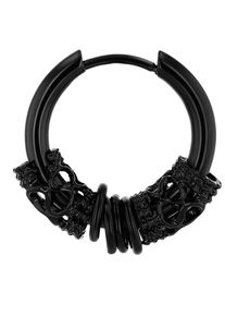 Adelia&acute;s Paar Ohrh&auml;nger ADELIA&acute;S "Unisex Ohrringe aus Edelstahl", schwarz, Ohrringe, Damen, Edelstahl, Paar Ohrh&auml;nger