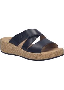 Slipper Josef Seibel "Evita 04, schwarz", Damen, Gr. 39, schwarz, Obermaterial: 100% Rindsleder Leather cow., Schuhe Slipper