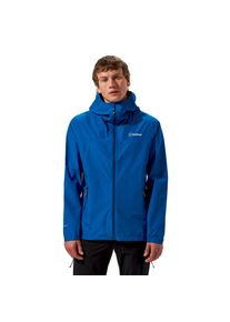 Funktionsjacke Berghaus "M DELUGE PRO 3.0 JKT", Herren, Gr. XS, electric cob, Obermaterial: 100% Polyester, Jacken Funktionsjacke, sportlicher Stil, wasserdicht, atmungsaktiv, mit Sturmklappe