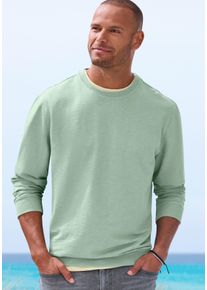 Langarmshirt John Devin, Damen, Gr. 3XL (64/66), salbei, Jersey, Obermaterial: 60% Baumwolle, 40% Polyester, unifarben, regular fit, Rundhals, Rippb&uuml;ndchen, Shirts Langarmshirt, in Struktur-Qualit&auml;t und in modischen Farben