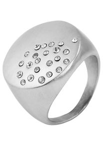 Adelia&acute;s Fingerring ADELIA&acute;S "Damen Ring aus Edelstahl" Gr. 62, silber, Fingerringe, Damen, 62, Edelstahl, Fingerring