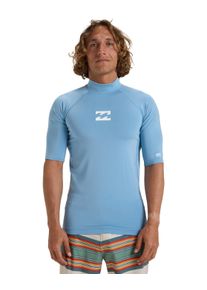 Rash Guard Billabong "Waves All Day", Herren, Gr. M, blau (sky blau), Obermaterial:85% Microfaser, 15% Elasthan;, Shirts Rash Guard