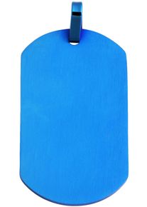 Adelia&acute;s Kettenanh&auml;nger ADELIA&acute;S "Unisex Anh&auml;nger &iquest; Gravuranh&auml;nger aus Edelstahl", blau, Schmuckanh&auml;nger, Damen, Edelstahl, Kettenanh&auml;nger