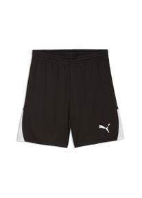 Trainingsshorts Puma "TEAMLIGA26 SHORTS", Damen, Gr. L, N-Gr, Puma schwarz, Puma wei&szlig;, Puma wei&szlig;, Interlock, Obermaterial: 100% Polyester, unifarben, regular fit kniefrei, Hosen Trainingsshorts, mit DryCELL-Technologie, atmungsaktiv, Regular Fit